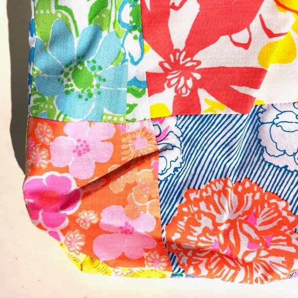 handmade patchwork purse retro colorful floral pastel neon boho hippie kidcore - Picture 4 of 10